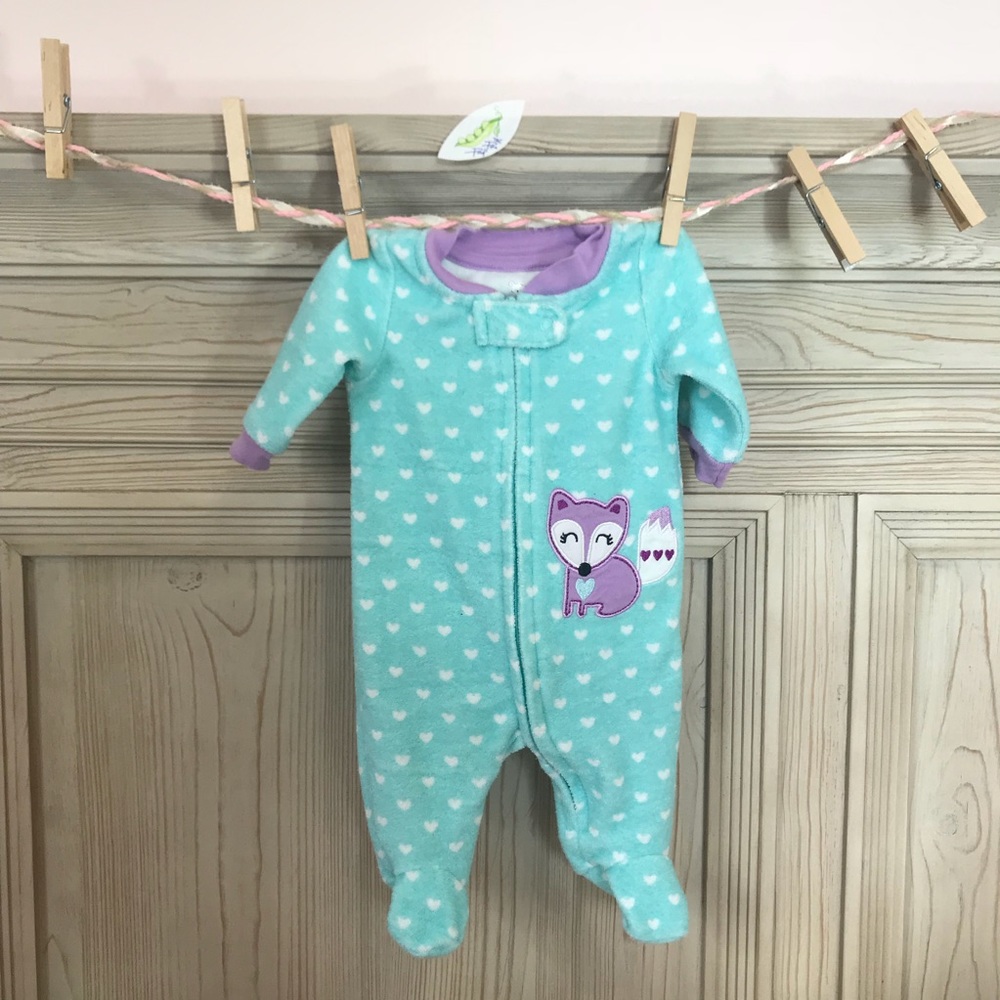 Koala Baby NB Terrycloth Footed Bodysuit Footie